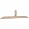 Ekena Millwork Portland Smooth Timber Gable Bracket, Douglas Fir, 72"W x 15"H x 1 1/2"D x 3 1/2"F, 5/12 Pitch GBW072X15X0204POR00SDF - alternate 3